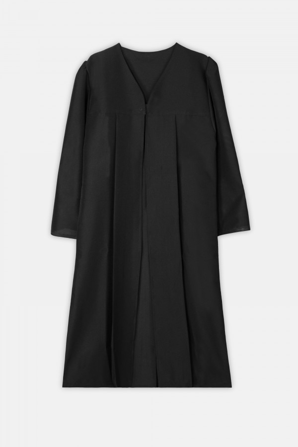 Graduation Gown with Graduation Hat and Shawl for College, University Ceremonies